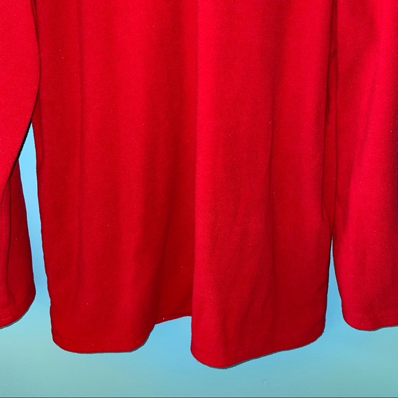 Ohio State OSU Red Fleece Quarter Zip Pullover - Picture 8 of 10